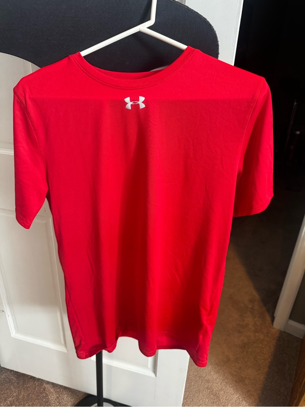 Under Armour Red Performance Short Sleeve Shirt